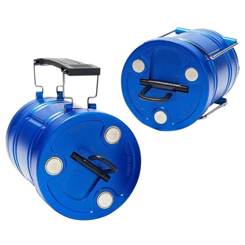 3-Piece LED Lantern and Work Light Bundle in Blue, NWT